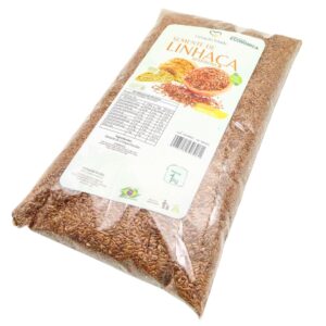 Semente de Linhaça Marrom Embalgem Economica 1kg
