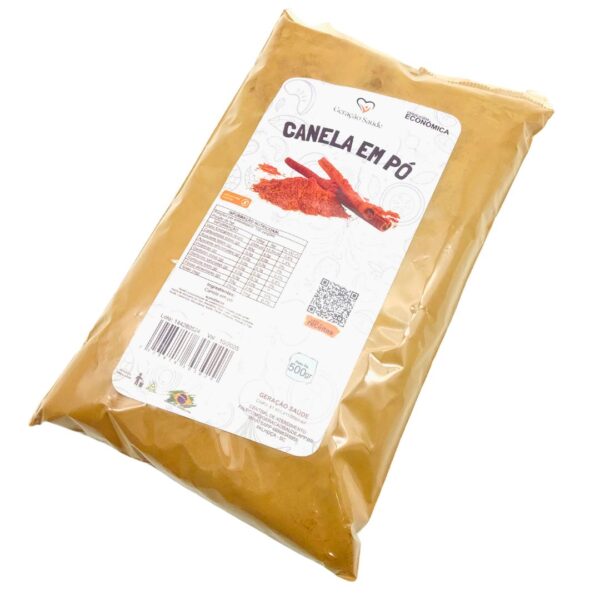 Canela em Pó Embalagem Economica 500gr
