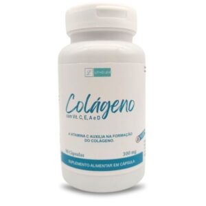 Colágeno C/Vitaminas C, E, A e D 60 Cápsulas