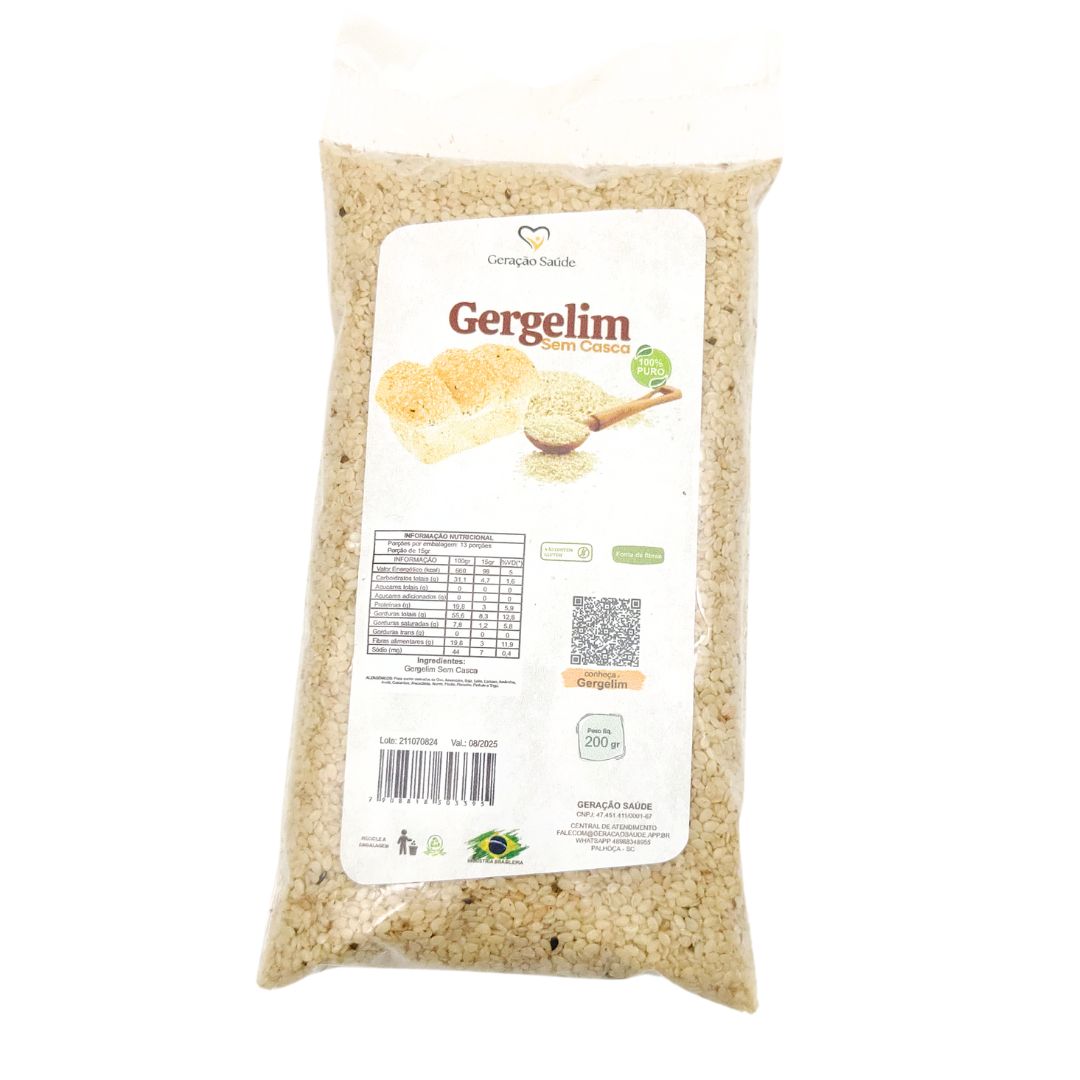 Gergelim Sem Casca 120gr