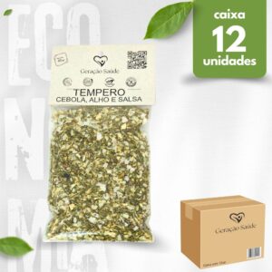 Tempero Cebola, Alho e Salsa 40gr Caixa c/12un