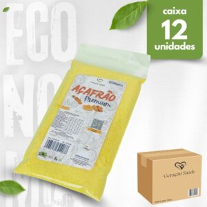 Açafrão em Pó 120gr Caixa c/12un