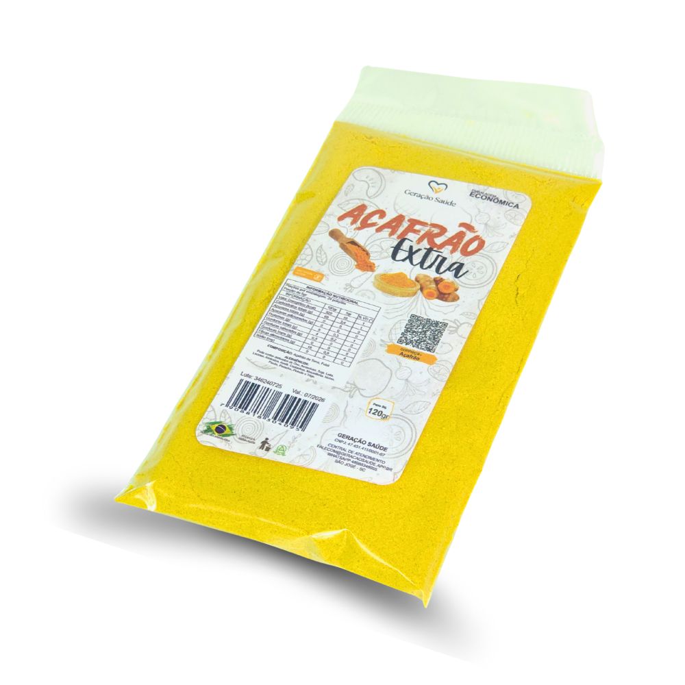 Açafrão em Pó Extra 120gr Caixa c/12un - Imagem 2