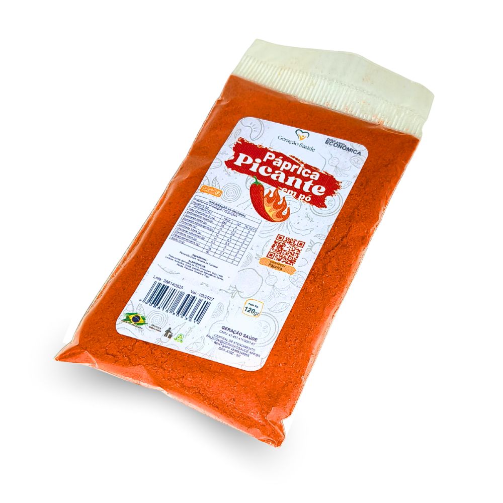 Páprica Picante em Pó 120gr