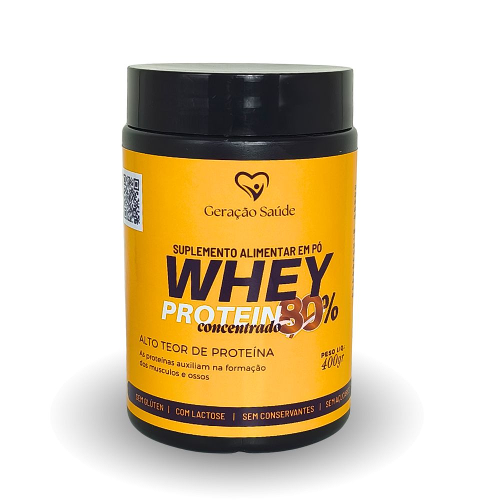 Whey Protein Concentrado 80% 400gr